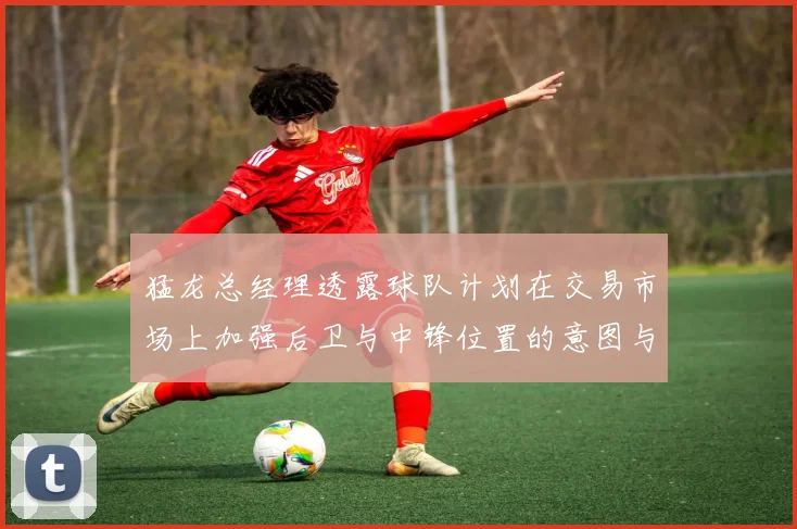 猛龙总经理透露球队计划在交易市场上加强后卫与中锋位置的意图与目标
